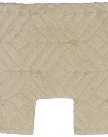 Carpet for bathroom Indian Handmade Lime RIS-BTH-5229 CREAM - высокое качество по лучшей цене в Украине.